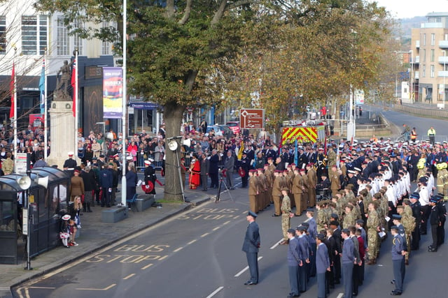 Remembrance Sunday Worthing 2022. Picture by Eddie Mitchell