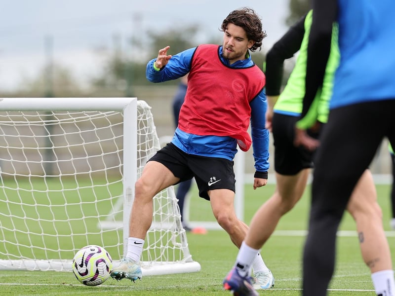 The £25m summer signing prepares for Tottenham