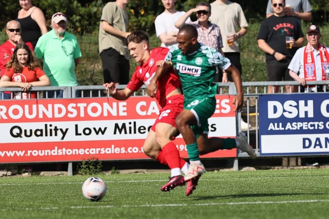 Action from Worthing's 1-1 draw with Hemel Hempstead Town in National League South