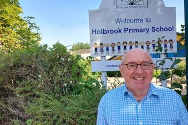 Holbrook Primary School has said farewell to their longest-serving governor, Andrew Baldwin