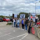 Protests at council approval of food waste depot in East Sussex town. Image: Jo Pettitt
