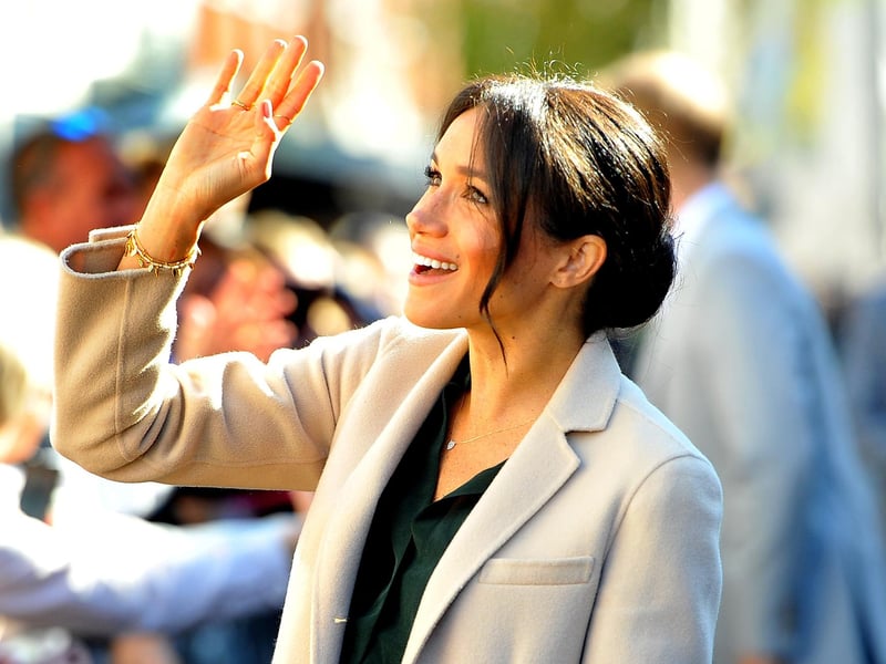 Harry and Meghan, Duke and Duchess of Sussex visit Chichester. Pic Steve Robards SR1825280