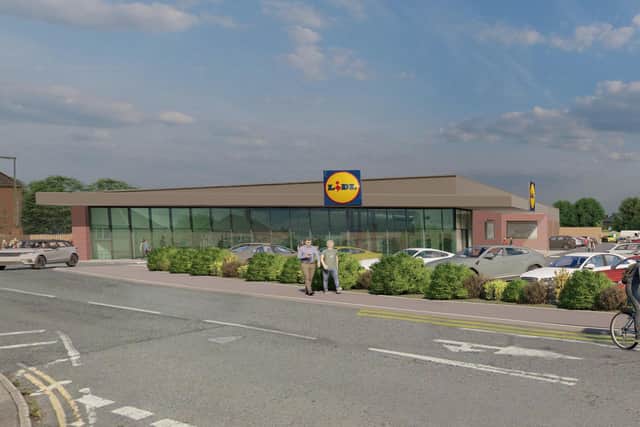 The planned new site for Lidl Horley. Picture: Lidl