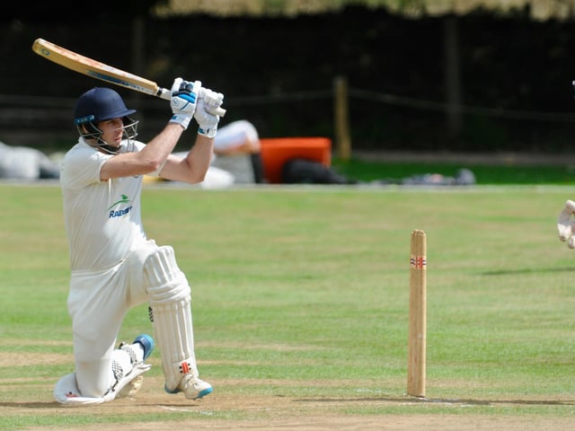 Action from Findon CC's Sussex League division two clash with Burgess Hill