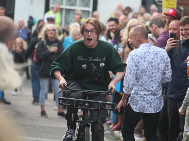 Hastings Old Town Carnival Week 2023: Bike Race. Photo by Roberts Photographic.