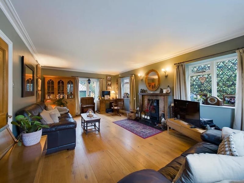Brock Taylor said: "The entrance hall is flanked by generous reception rooms, featuring both an open fireplace and log burner, with a separate utility room and cloakroom."