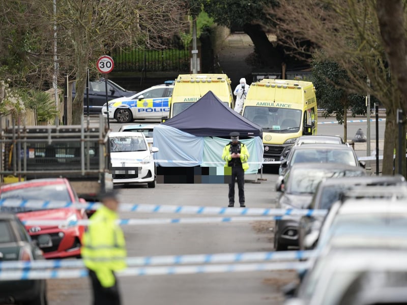 A heavy police presence has been seen in Cumberland Road, Brighton, on Saturday, December 23