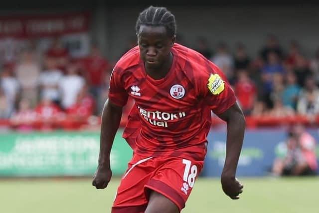 Crawley Town ace Junior Quitirna has been linked with a shock move to a South American club. Picture by Natalie Mayhew, Butterfly Football