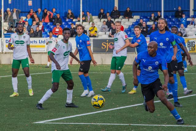 Action from Billericay v Bognor | Picture: Tommy McMillan