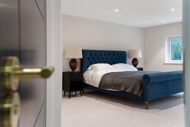 One of the property's gorgeously proportioned bedrooms