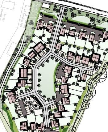 Plans for the site in Horebeech Lane, Horam. Pic: contributed