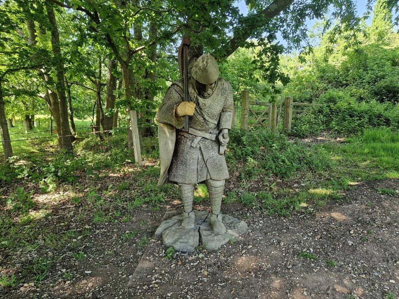 My family visited the real life location of the Battle of Hastings