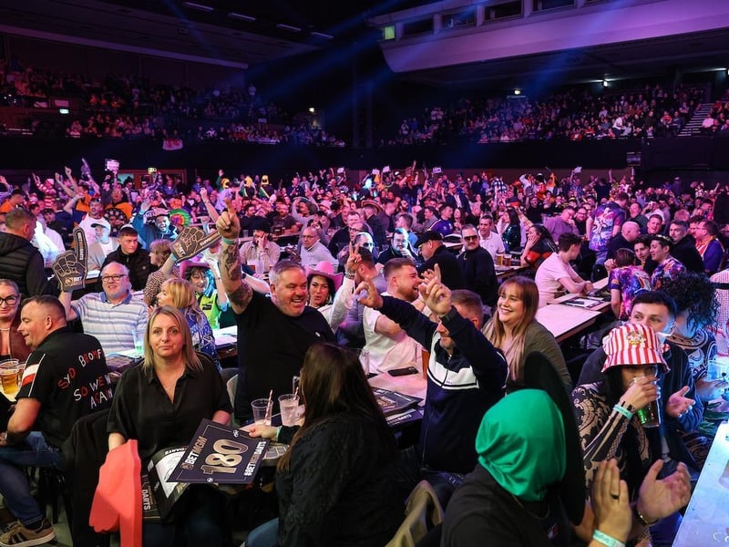 PDC Premier League Brighton 2025 : There was an electric atmosphere, and some brilliant costumes on show, inside the Brighton Centre for night five of Premier League darts on Thursday evening (March 6).
