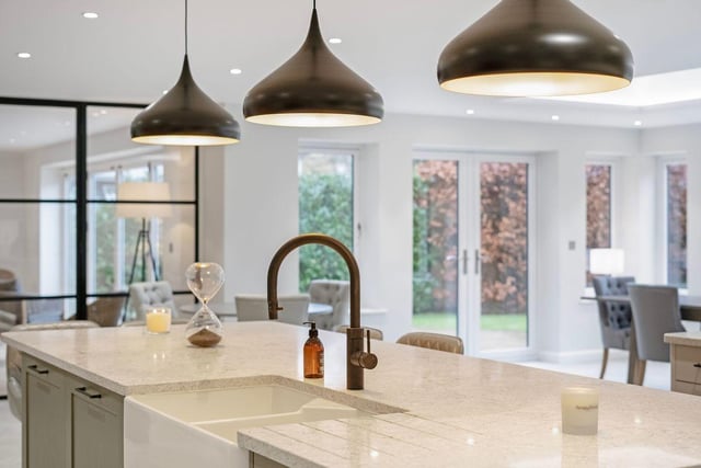 The modern installations give the kitchen a real sense of sophisticated style.