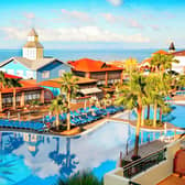 A view of the pools area at the Bahia Principe Sunlight Tenerife