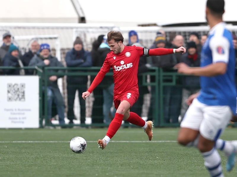 Worthing in action away to Tonbridge Angels in National League South