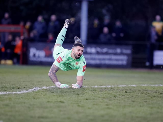 Horsham FC in action at Hornchurch in the Isthmian premier division