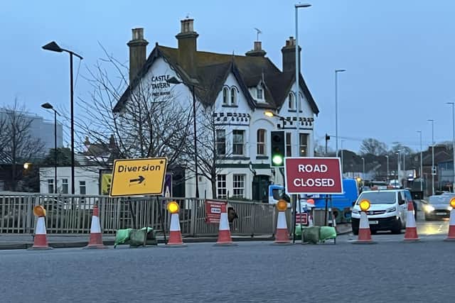Southern Water apologised to customers in the Newland Road area of Worthing. Photo: Eddie Mitchell