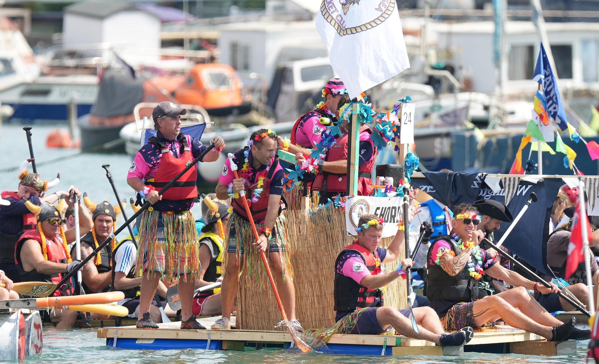 Shoreham Raft Race was held on August 15, 2026. Picture: Eddie Mitchell