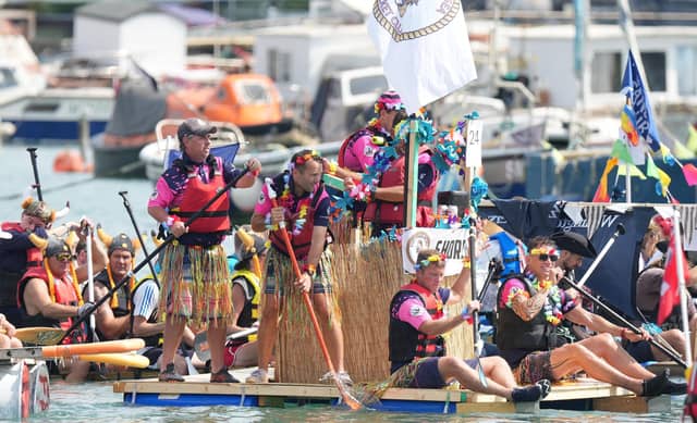 Shoreham Raft Race was held on August 15, 2026. Picture: Eddie Mitchell