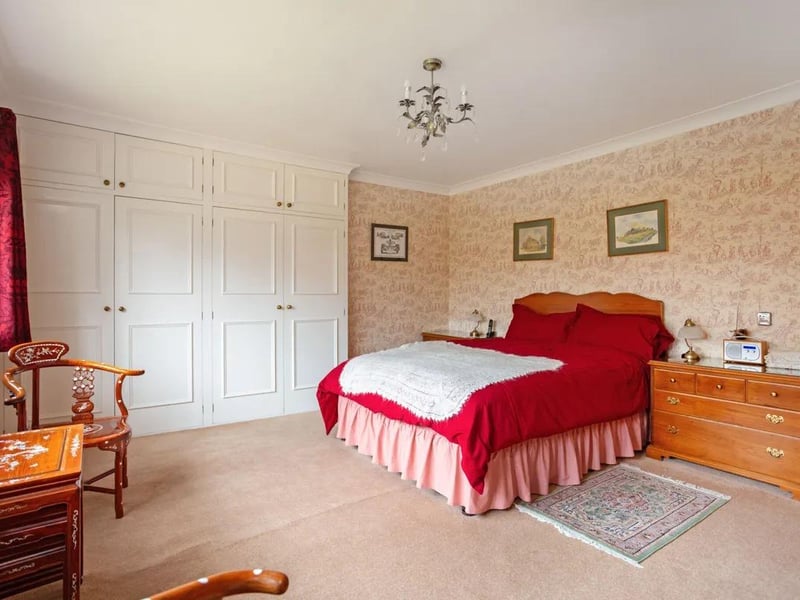 The property comes with four spacious bedrooms.