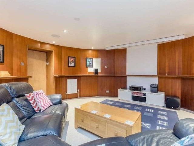 The ground floor has the benefit of a cinema and adjoining games area, three double bedrooms, a study, bathroom, together with ample storage.