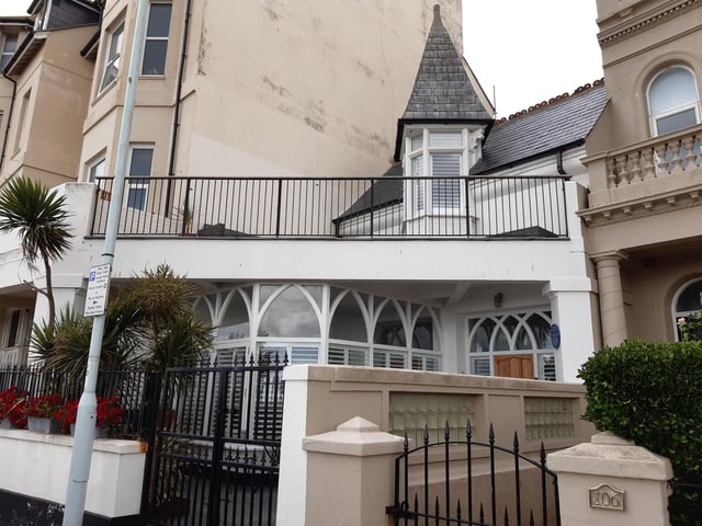 The old lifeboat house, which backs on to Brunswick Cottages, was built in 1874