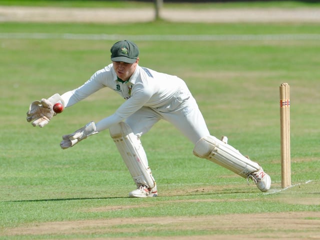 Action from Findon CC's Sussex League division two clash with Burgess Hill