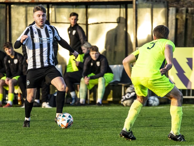 Action from Peacehaven and Telscombe's win over Bexhill United in the SCFL premier