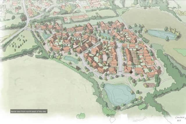 Artist's impression of proposed Albourne development