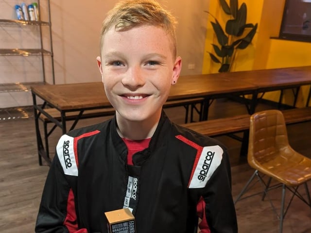 Ronnie Deacon, 11, a go-kart racer from Shoreham has taken the sport by storm in just one year