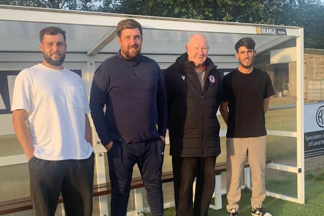 The new Horsham YM management team - Tom Frankland, Alex Walsh, Geoff Foreman and Will Hendon