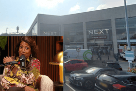 Romesh Ranganathan's mum has issued a tongue-in-cheek ultimatum to high street retailer Next – send her some free clothes or risk losing one of its most loyal customers. (Photos: Google Street View / The Romesh Ranganathan Show