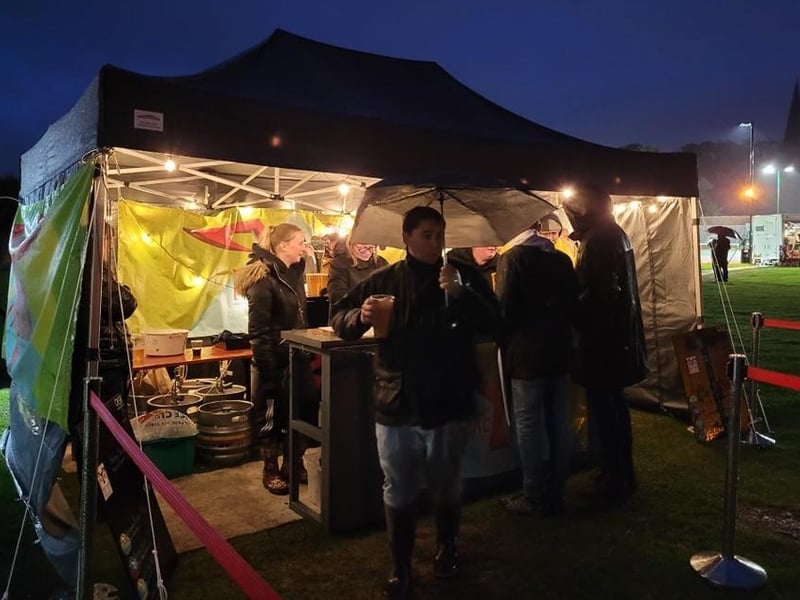 There were side shows, fairground rides and food stalls