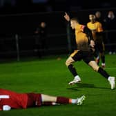 Josh Short scores against East Grinstead - but it's one of a couple of recent defeats that have left Littlehampton Town a little too near the relegation zone for comfort | Picture: Stephen Goodger