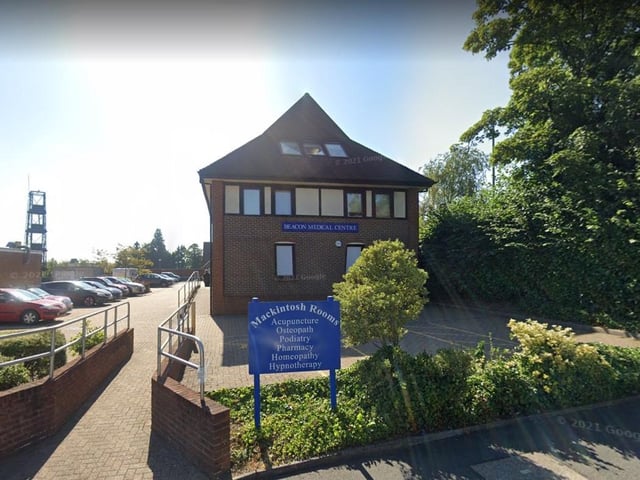At Beacon Surgery in Crowborough, 67.8 per cent of people responding to the survey rated their experience of booking an appointment as good or fairly good