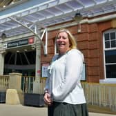 A brighter Worthing welcome: station manager Lorna Hadley approves the major makeover 
