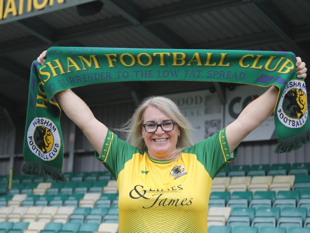 Horsham FC have launched their new home kit for the 2025-26 campaign – with a little help from the club’s volunteers, players, staff and loyal supporters.