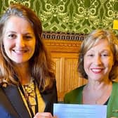 Eastbourne MP Caroline Ansell with the Parliamentary Under-Secretary of State for Environmental Quality and Resilience Rebecca Pow