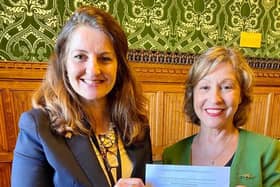 Eastbourne MP Caroline Ansell with the Parliamentary Under-Secretary of State for Environmental Quality and Resilience Rebecca Pow