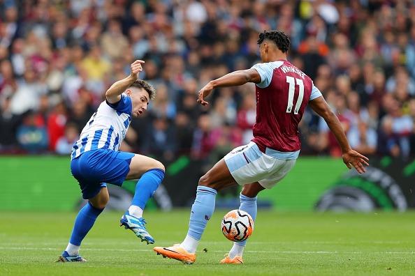 One on many players off the pace against Villa but he remains Brighton's best midfielder this season