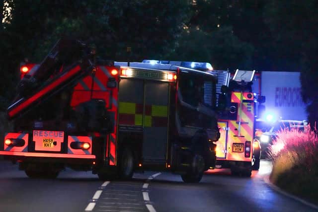 The collision happened at about 9.15pm on Sunday, July 3, and involved a blue Ford Fiesta and a lorry.