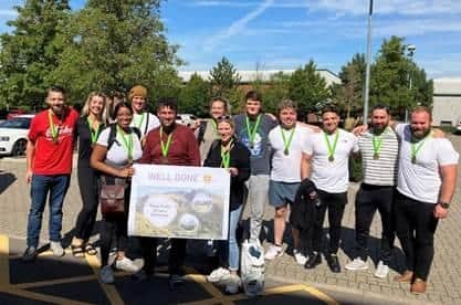 Employees at housebuilder Vistry Southern raised more than £24,000 for the company’s chosen charity through a series of events including climbing mountains, kayaking along a river and playing golf.