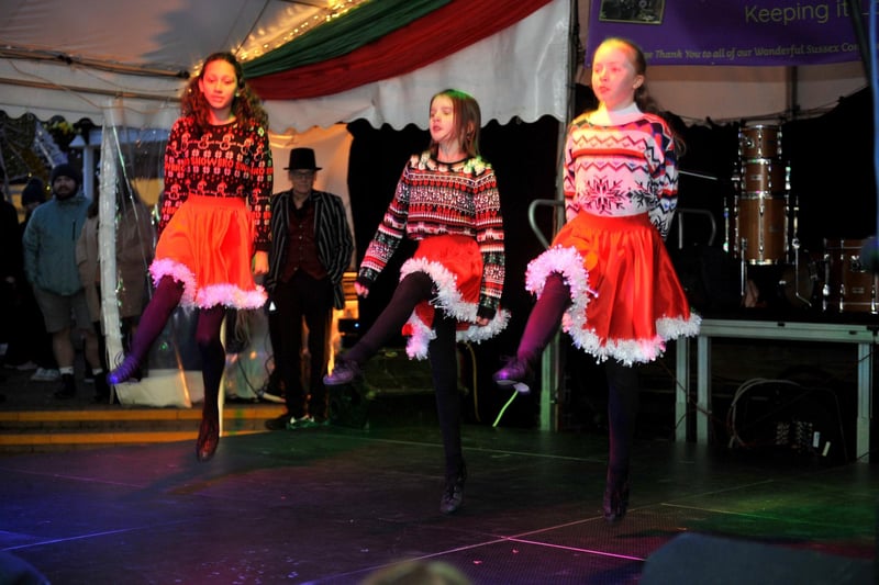 The Orchards Shopping Centre Christmas Lights Switch On event took place in Haywards Heath on Saturday, November 25