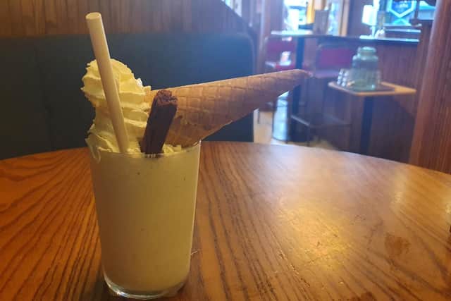 The Breakfast Club vanilla shake