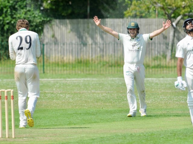 Three Bridges went joint top of the Sussex Cricket League Premier Division after a four-wicket win against bottom side Worthing. Photographer Stephen Goodger was on hand to catch the action