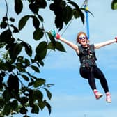 Olivia Ulrich enjoying her flight