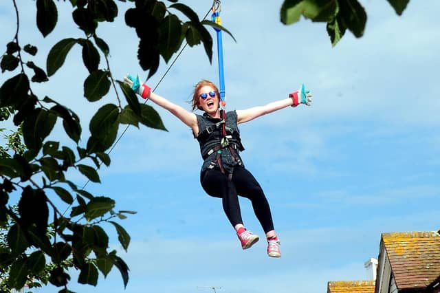 Olivia Ulrich enjoying her flight
