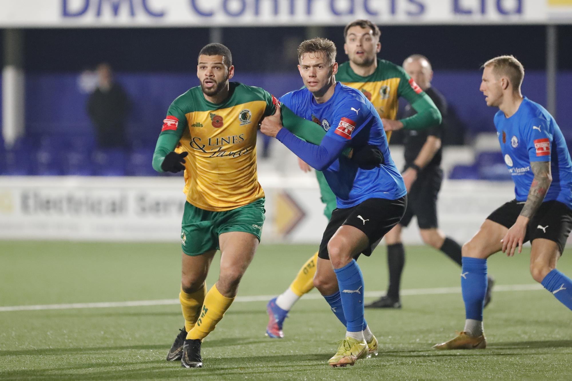 Action from Horsham's entertaining - but ultimately disappointing - 5-3 defeat at Billericay Town in the Isthmian Premier