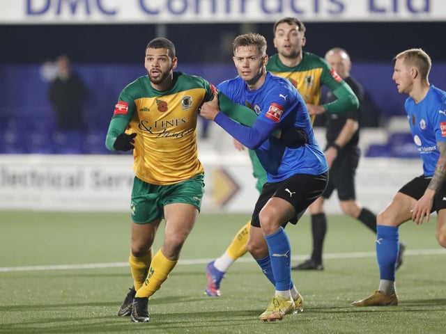 Action from Horsham's entertaining - but ultimately disappointing - 5-3 defeat at Billericay Town in the Isthmian Premier